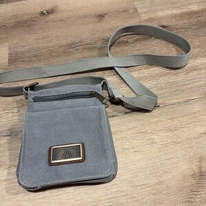 Triple tree canvas over the shoulder purse